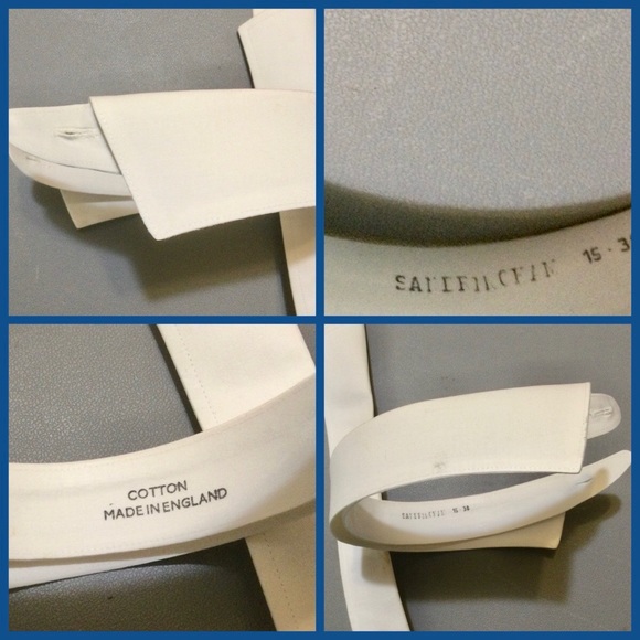 3 Vtg Stiff Collars, sz 15” - Picture 3 of 5